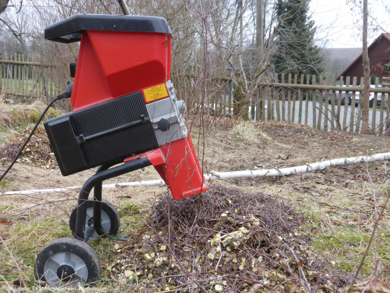 Garten-Häcksler: Gartenabfälle mühelos zerkleinern