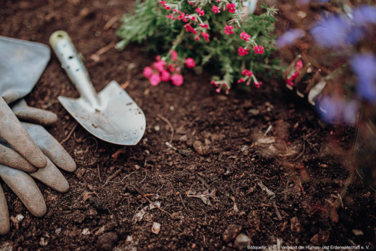 Mit Kompost den Gartenboden verbessern