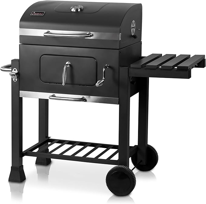 Holzkohlegrill Angular Guss